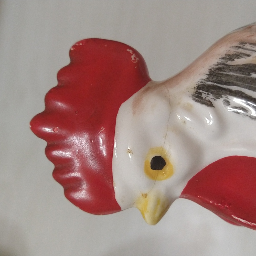 Vintage Lefton Ceramic Hand Painted Rooster - Picture 6 of 8